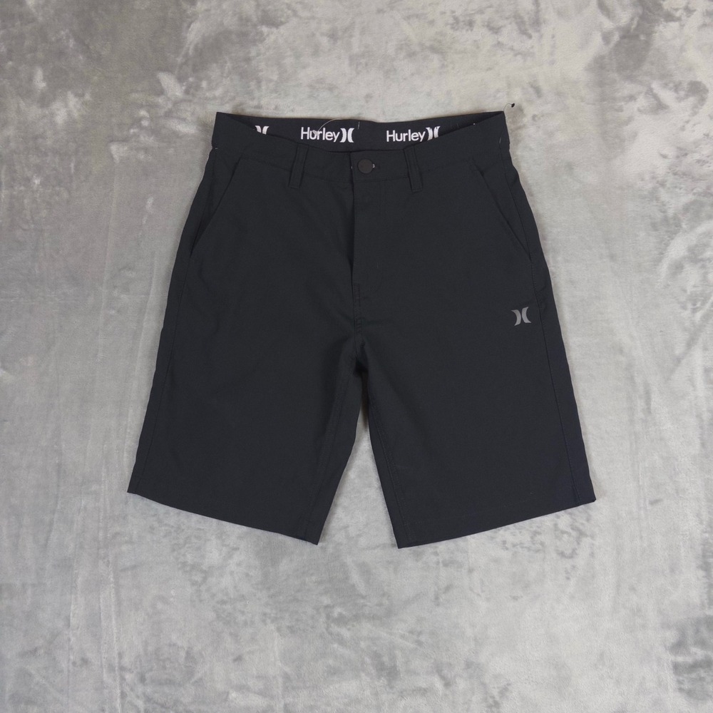 Hurley Hybrid Walk Shorts Mens 28 Black Boardshorts Surf Swim Casual Athletic